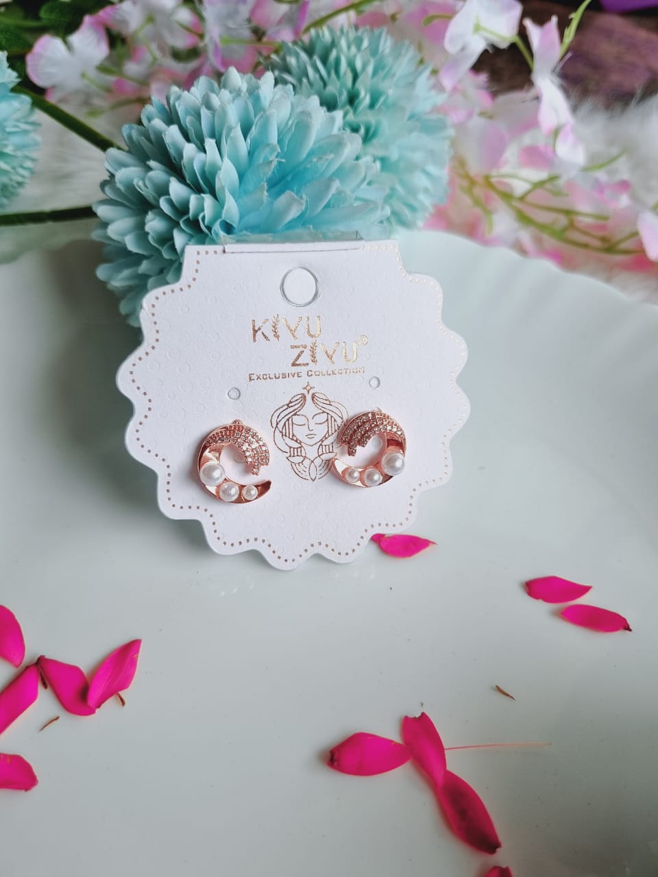 Rose Gold Earring