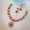 Ruby zirconic stone jewel set - Image 2