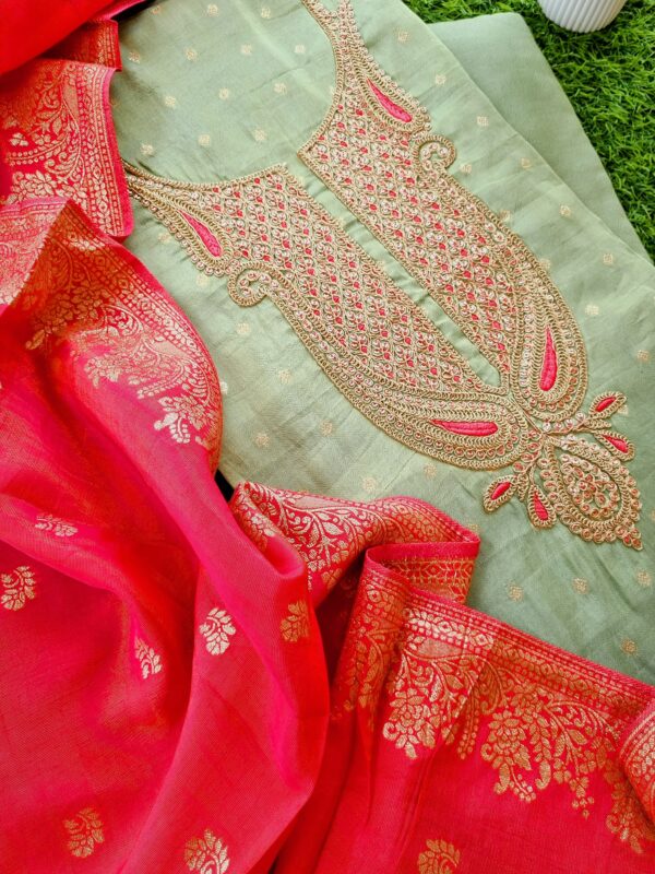 Party wear shimmering Silk