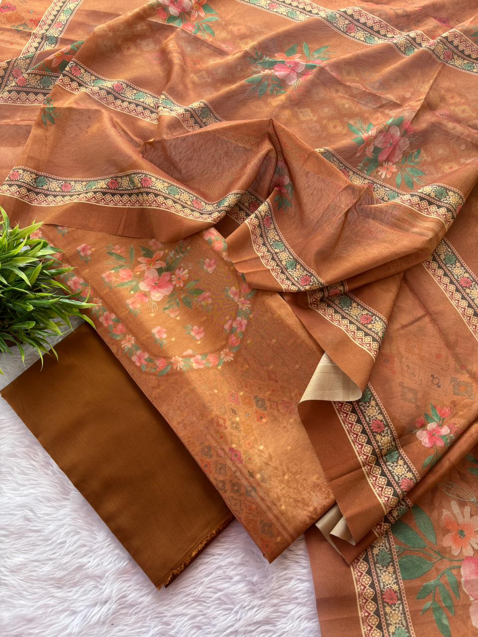 🍂Rust Copper Floral Suit Set🍂 - Image 2