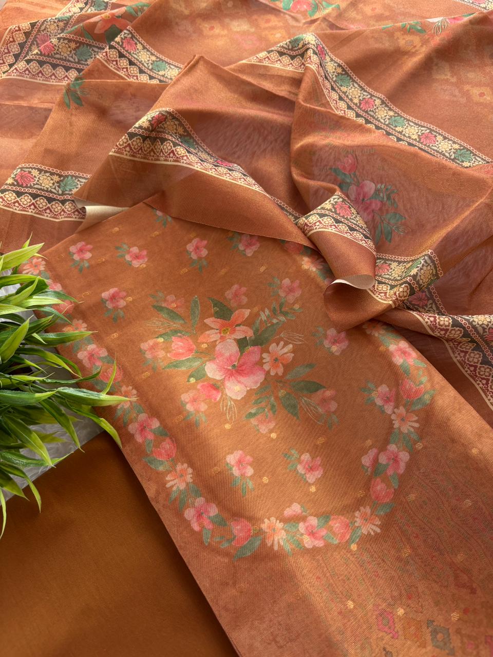 🍂Rust Copper Floral Suit Set🍂 - Image 3
